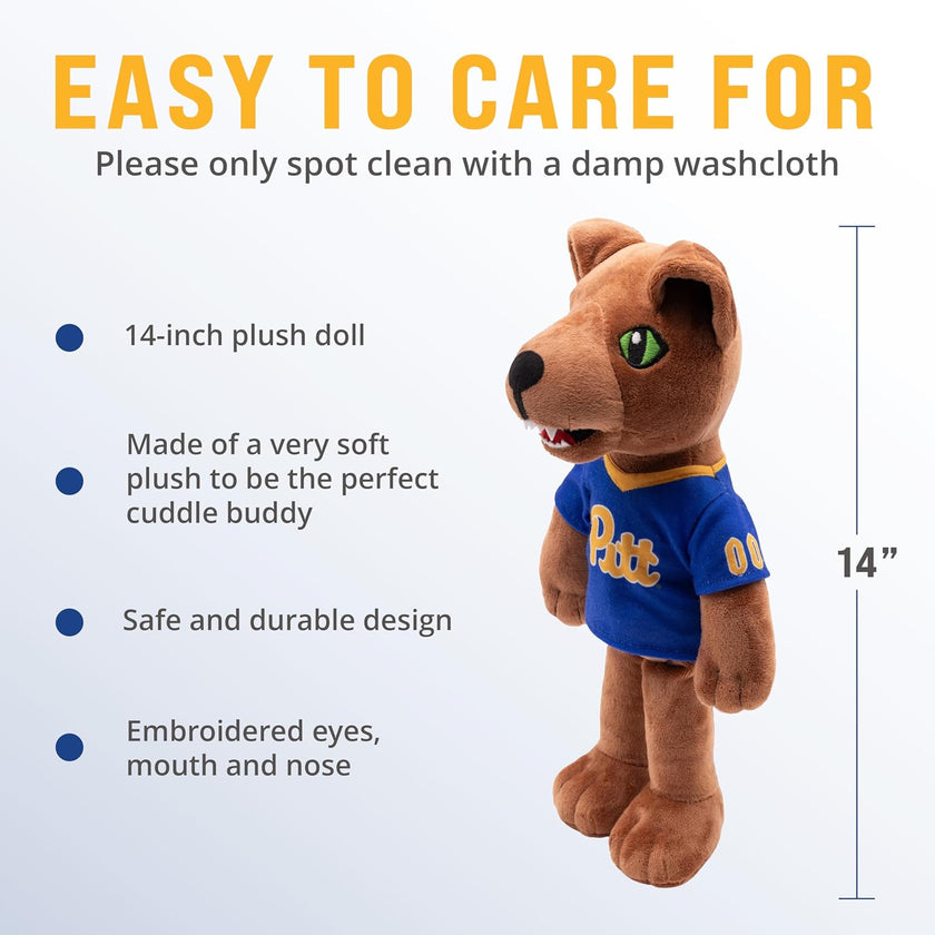University of Pittsburgh Roc The Panther 14” Plush Figure