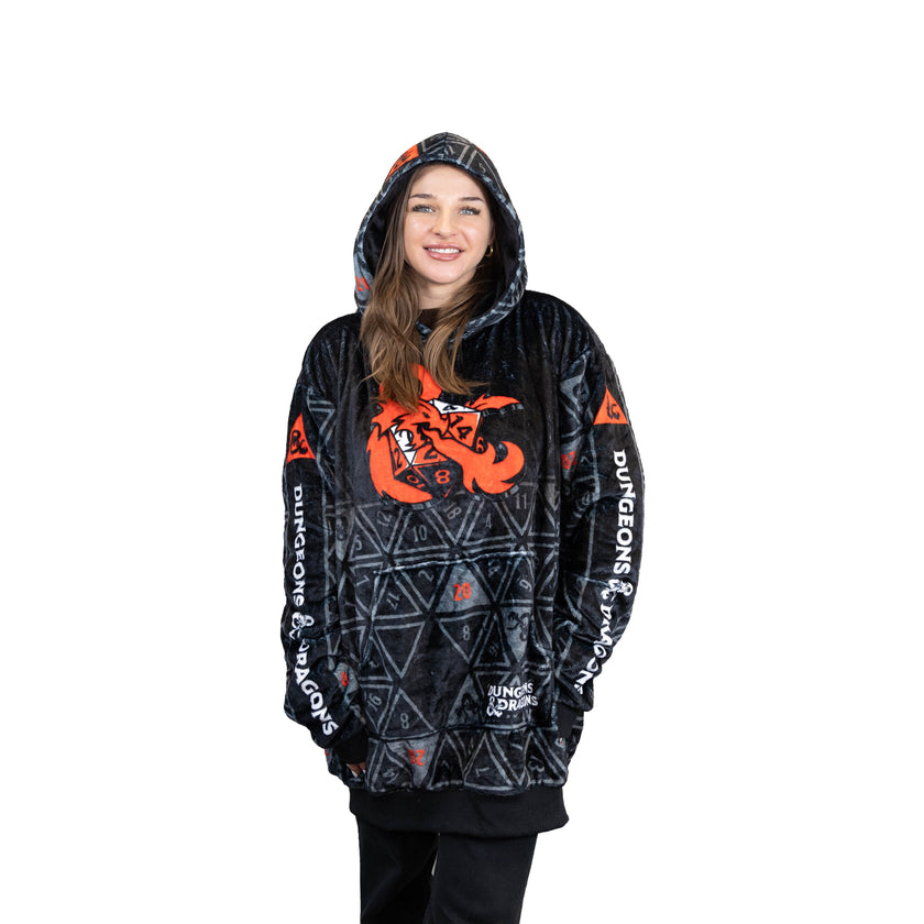 Hasbro | Dungeons & Dragons Snugible 2-in-1 Blanket Hoodie & Pillow