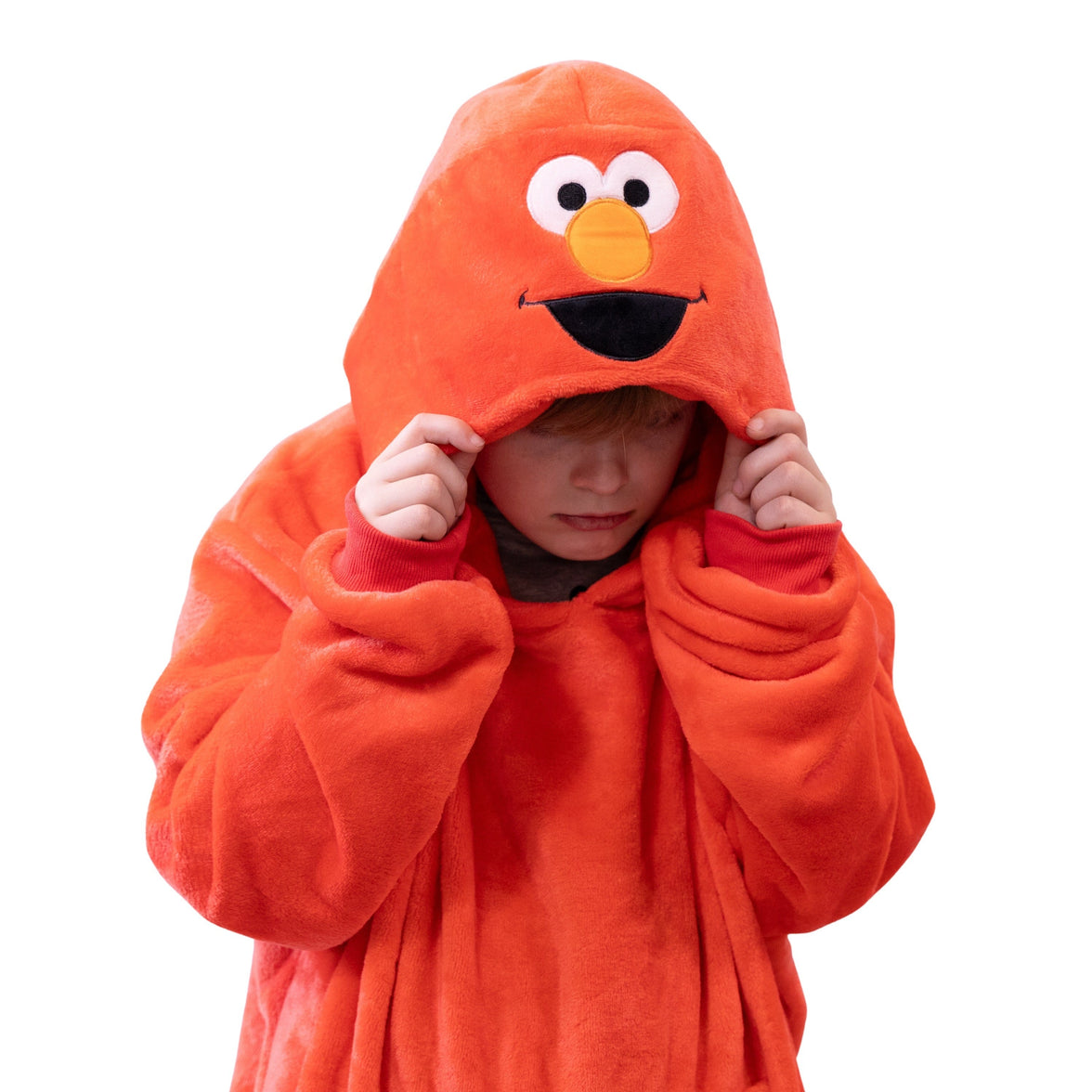 Sesame Street | Elmo Kids Snugible 2-in-1 Blanket Hoodie & Pillow