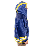 University of Michigan Helmet Snugible 2-in-1 Blanket Hoodie & Pillow