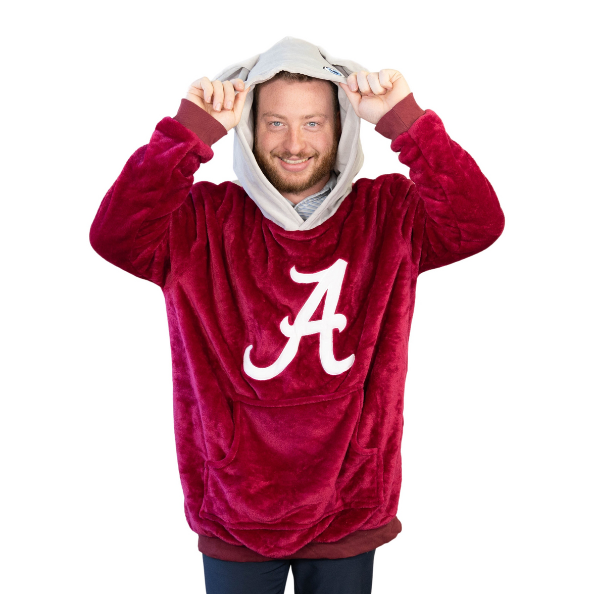 The University Of Alabama Big Al Blanket Hoodie Plush Pillow