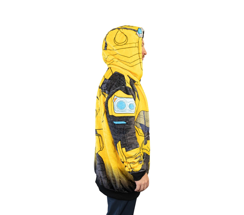 Hasbro | Transformers Bumble Bee Snugible 2-in-1 Blanket Hoodie & Pillow
