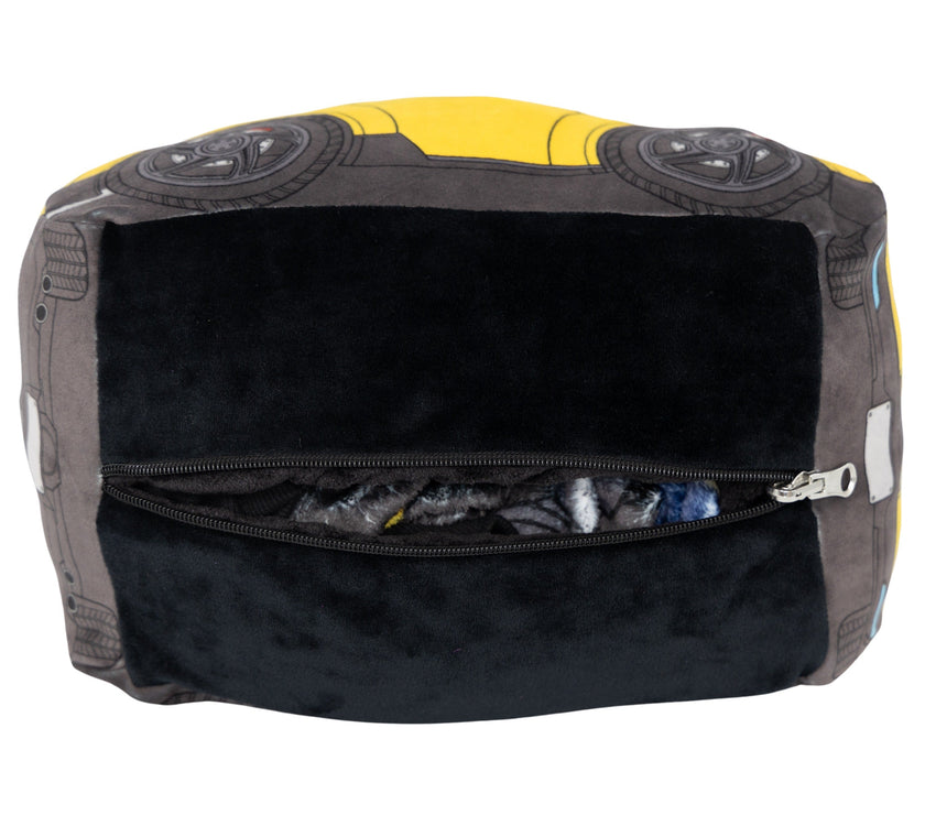 Hasbro | Transformers Bumble Bee Snugible 2-in-1 Blanket Hoodie & Pillow
