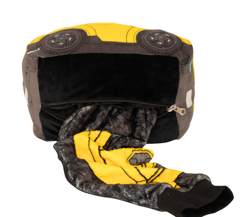 Hasbro | Transformers Bumble Bee Snugible 2-in-1 Blanket Hoodie & Pillow